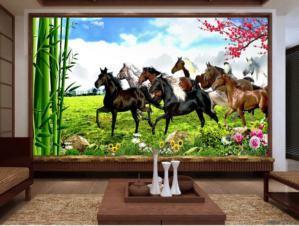 Tranh bát mã MBM-061KG